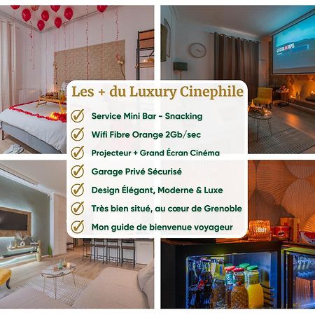 그르노블 Luxury Cinephile - Netflix - 2 Balcons - Garage Prive - Minibar 아파트 외부 사진