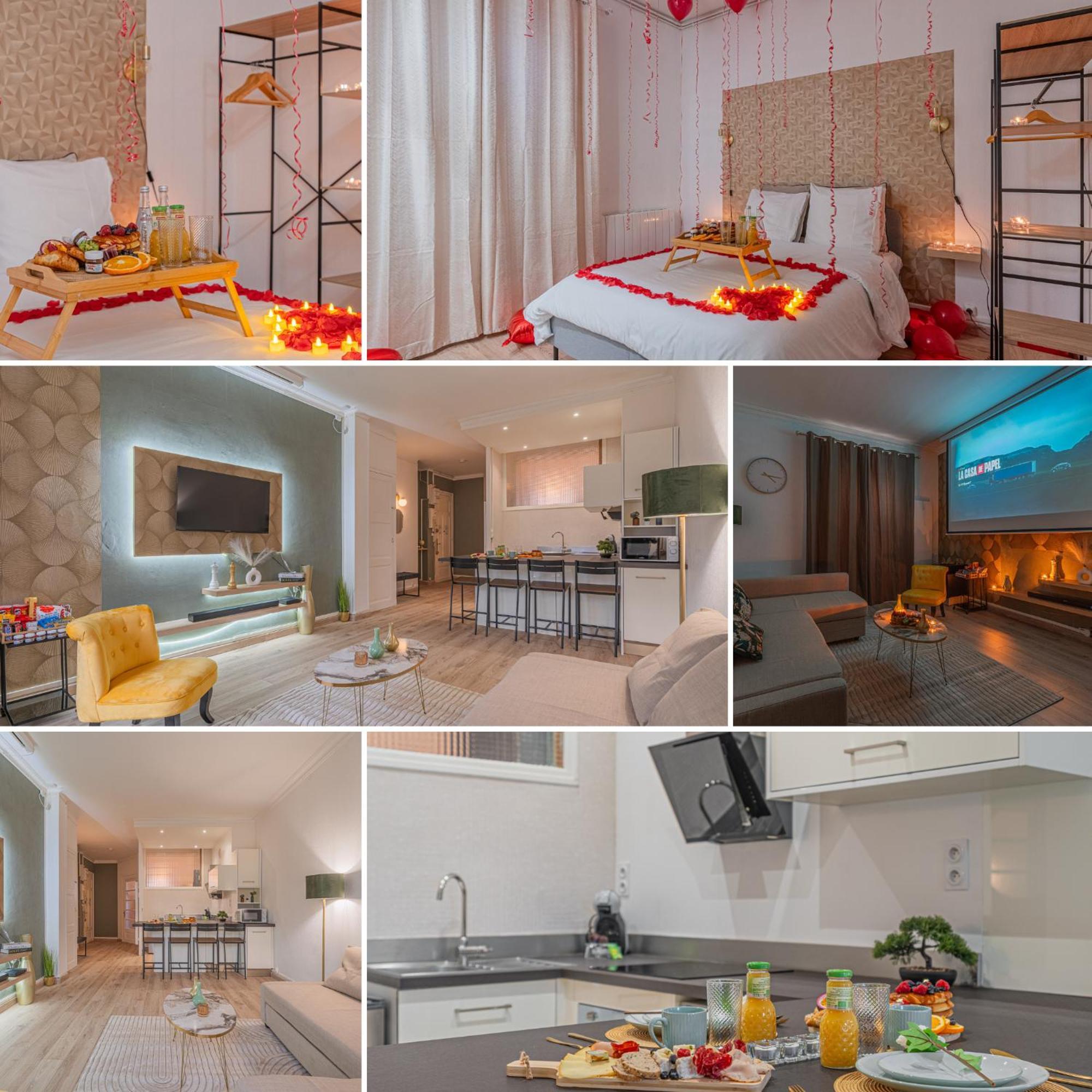 그르노블 Luxury Cinephile - Netflix - 2 Balcons - Garage Prive - Minibar 아파트 외부 사진